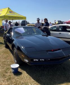 Knight rider car on display at army flying museum